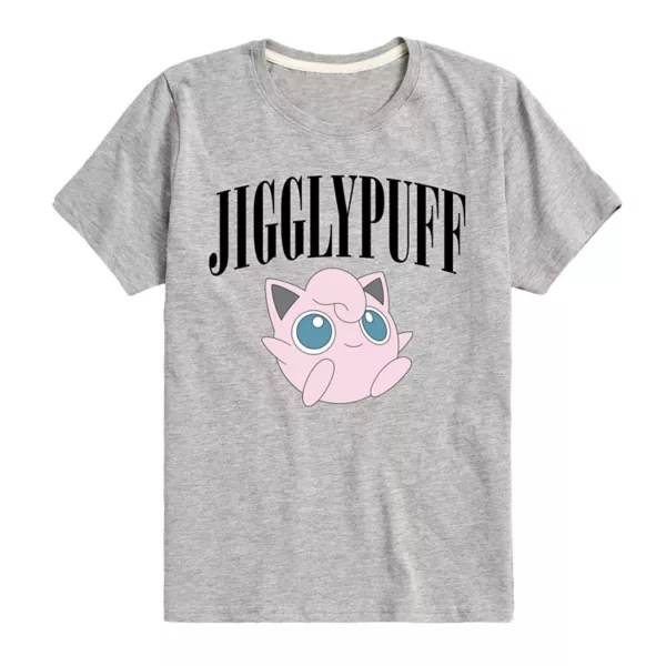 

Футболка с рисунком покемона Jigglypuff в пастельных тонах для мальчиков 8-20 лет Licensed Character, серый