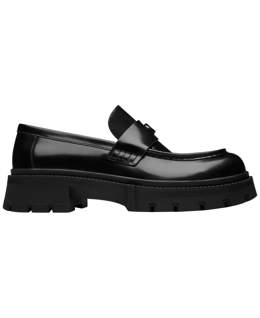 Мужские лоферы на платформе без шнурков COACH, Black — фото 2