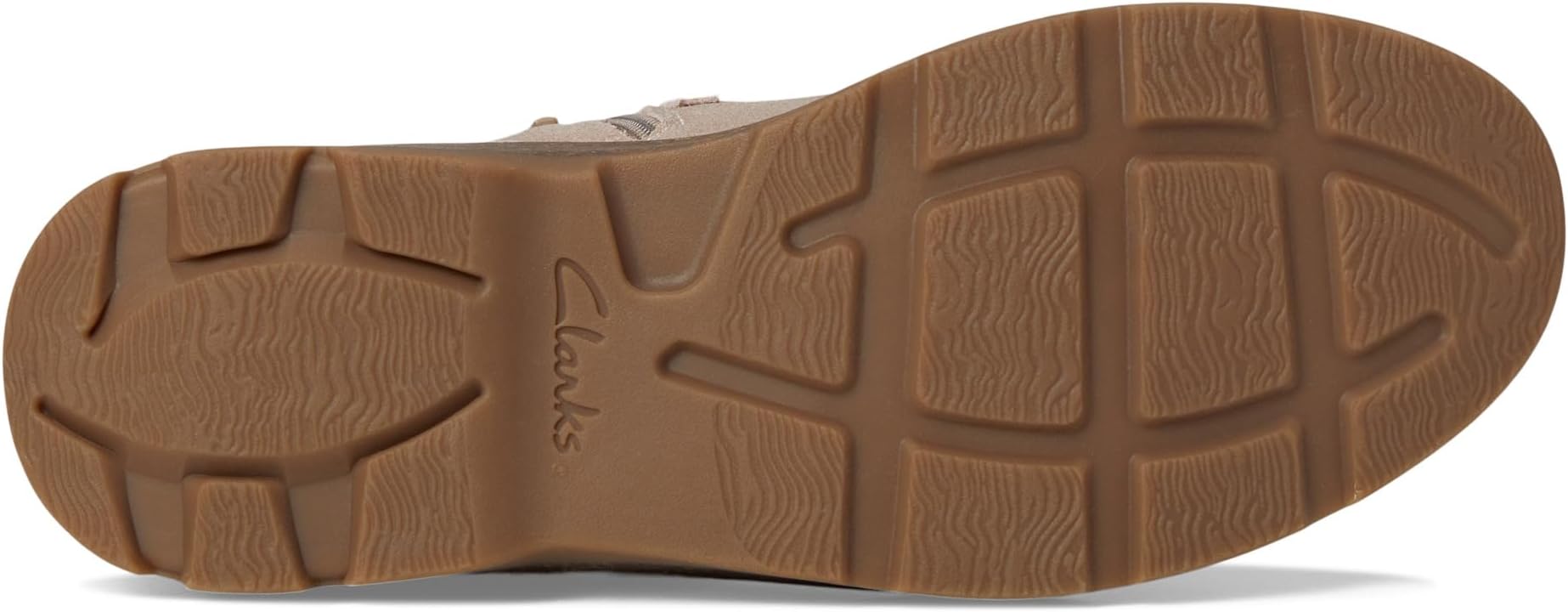 Ботинки женские челси Clarks Noralyn Strap замшевые  с декоративным ремешком, бежевый — фото 3