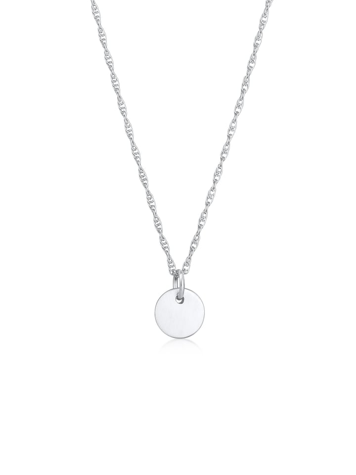 

Elli Колье из серебра 925 пробы с геометрическим узором и серебряными дисками