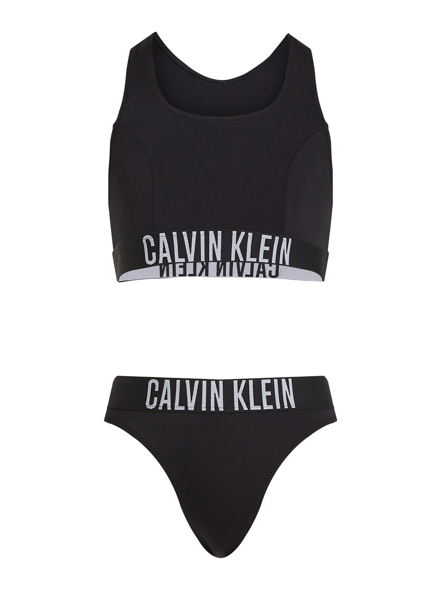 

Бикини без косточек Calvin Klein Swimwear, черный