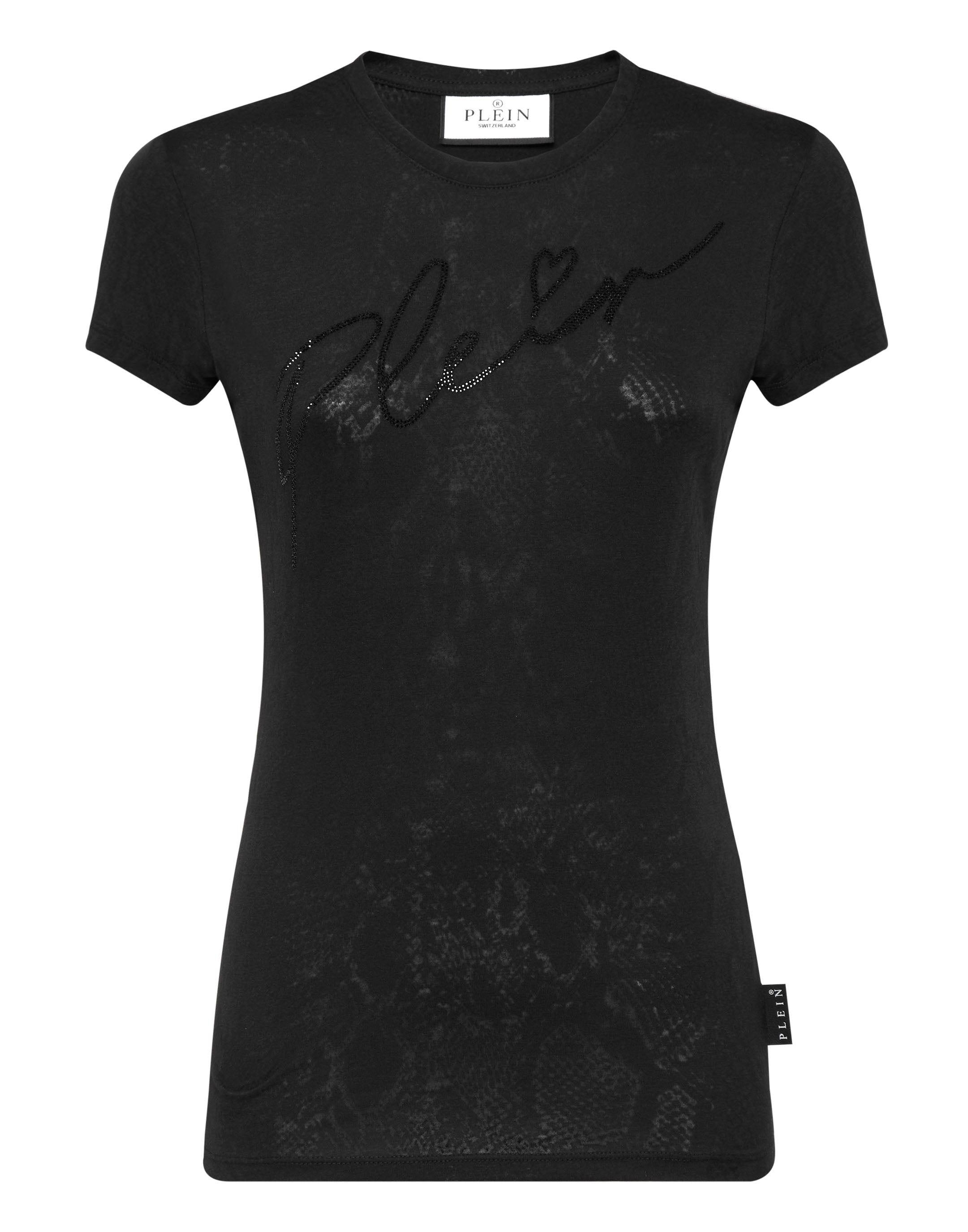 

Футболка с круглым вырезом Sexy Pure Fit Signature PHILIPP PLEIN, черный