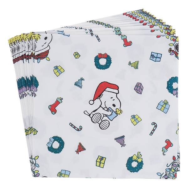 

Бумажные салфетки BUTLERS PEANUTS Snoopy allover, 33 см, белый