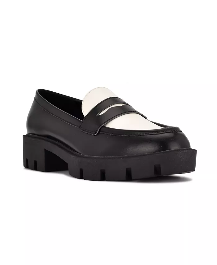 Женские пенни-лоферы Maibel на массивной подошве Nine West, мультиколор