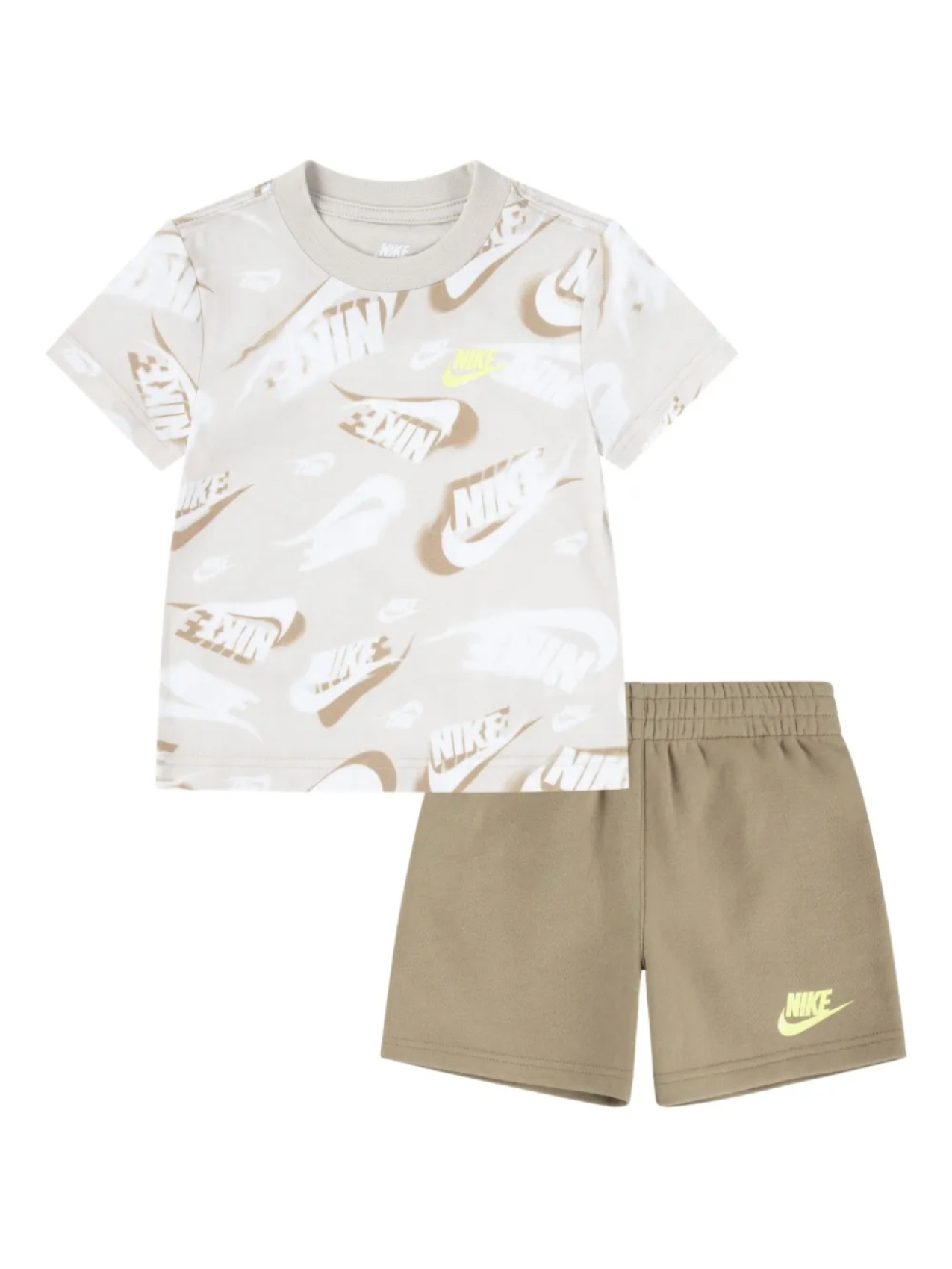 

Комплект шорт с логотипом Nike Kids, нейтральный