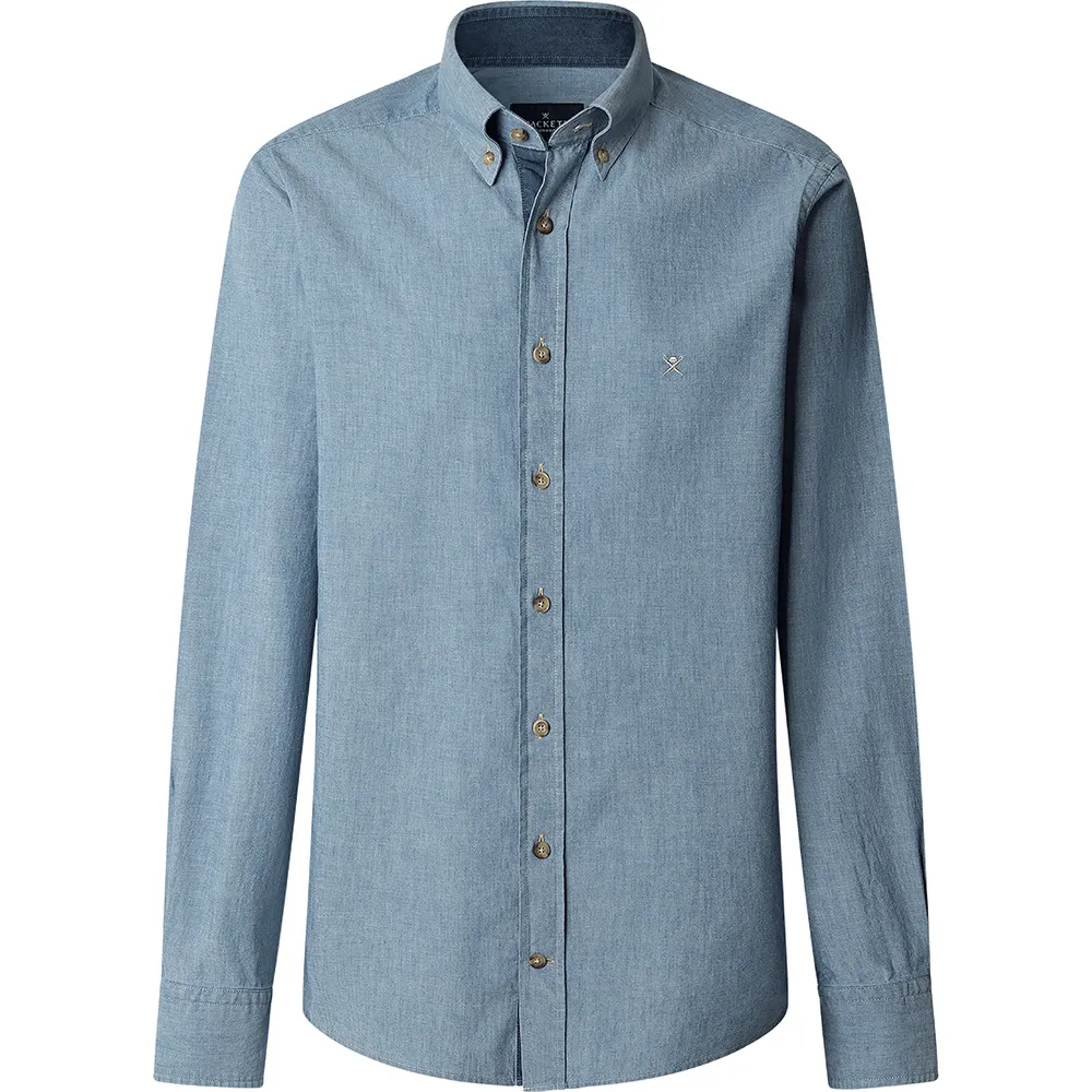 

Рубашка Hackett Chambray Multi, синий