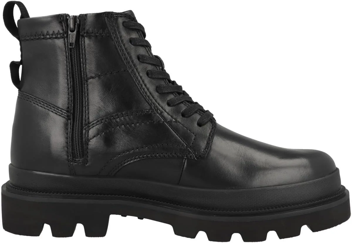 Мужские ботинки на шнуровке Clarks Badell Hi WP, черный — фото 3