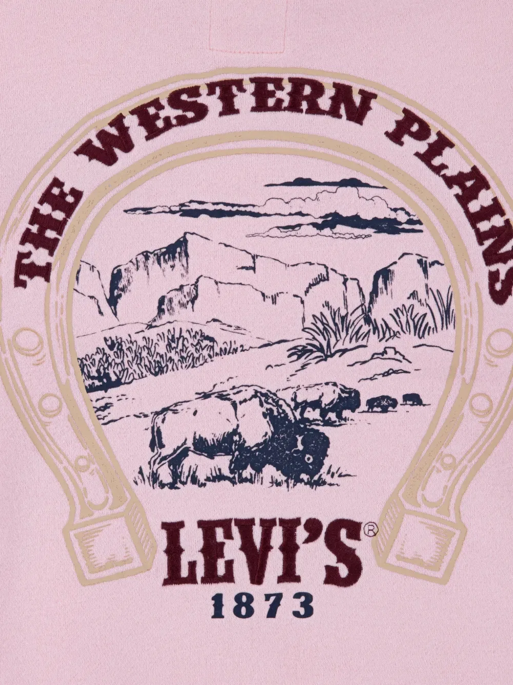 Худи с графическим принтом и оборками Levi'S Kids, розовый — фото 4