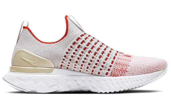 Кроссовки react phantom run flyknit 2 Nike, белый — фото 2