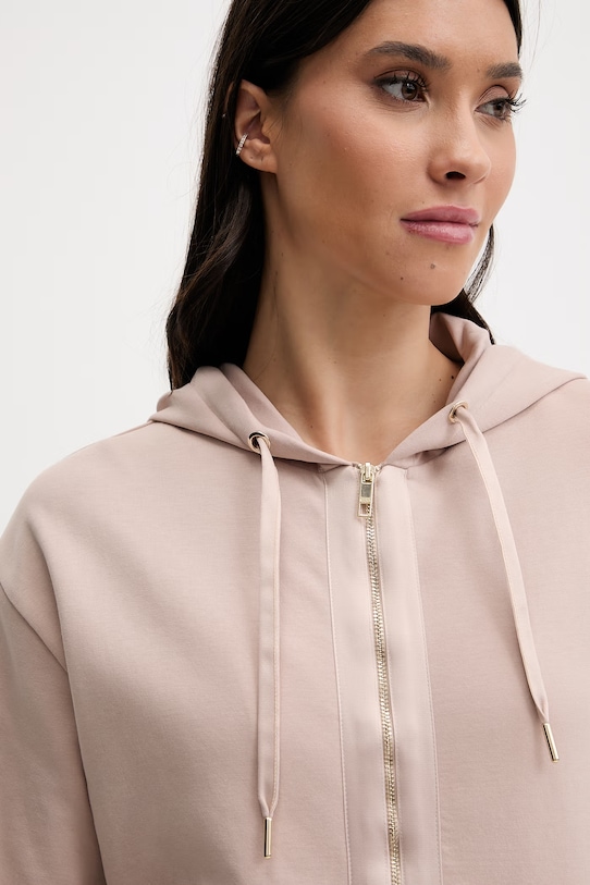 Толстовка для отдыха BOSS shiny b jacket h., бежевый — фото 4