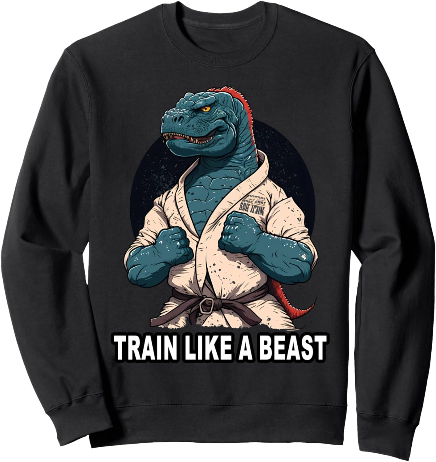 

Толстовка «Тренируйся как зверь» Tee Samurai - Mma Gym & Workout Motivation, черный