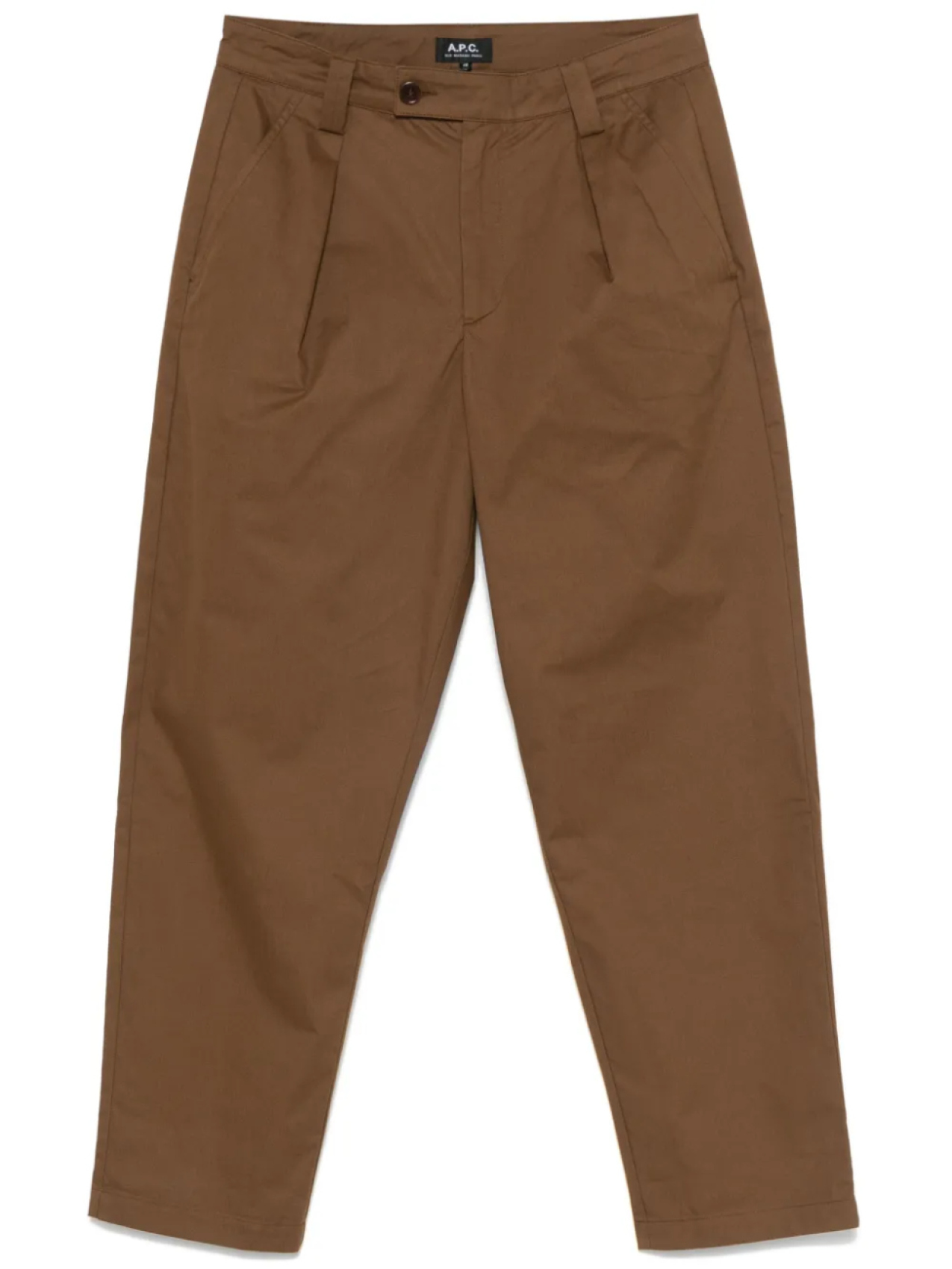 

Хлопковые брюки A.P.C., коричневый