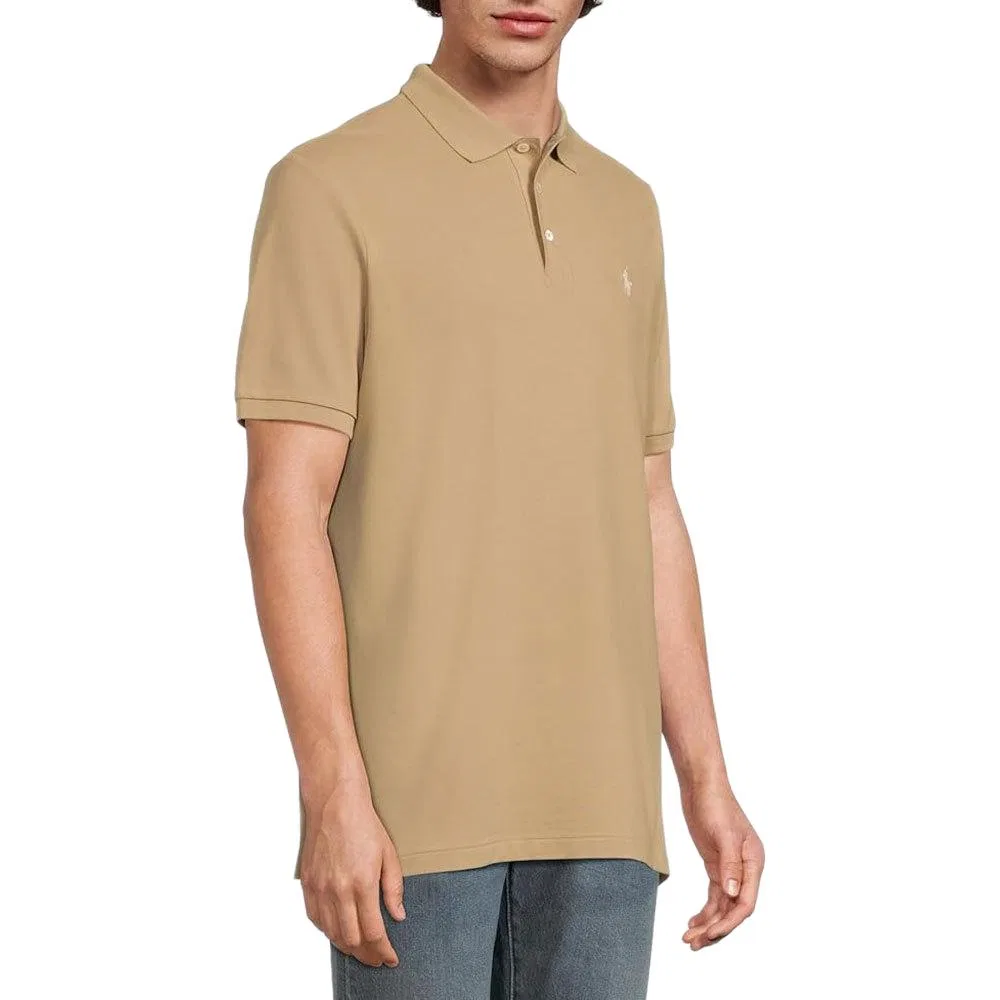 Поло-рубашка классическая мужская Polo Ralph Lauren коричневый — фото 4