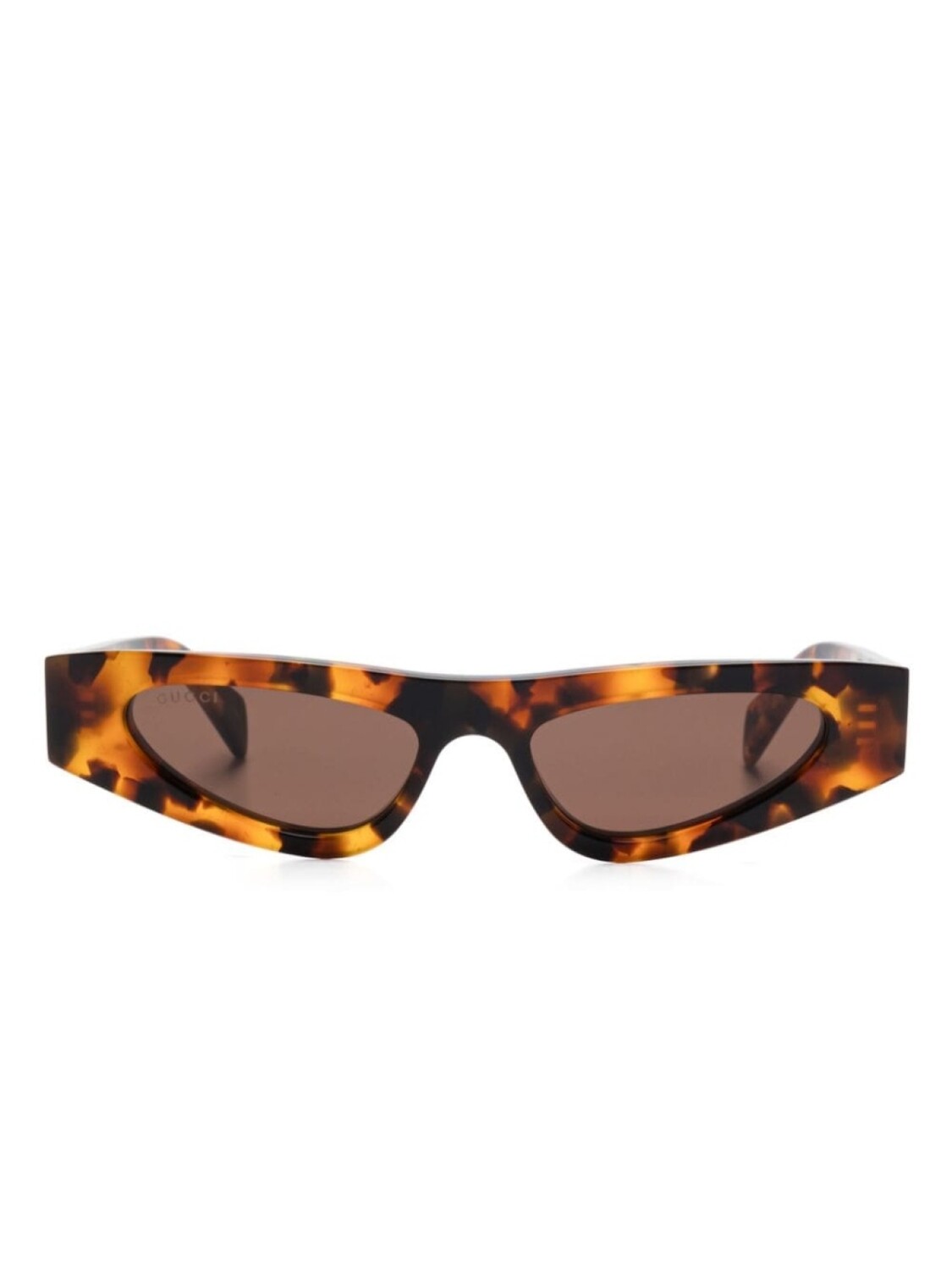 

Солнцезащитные очки кошачий глаз Gucci Eyewear, коричневый