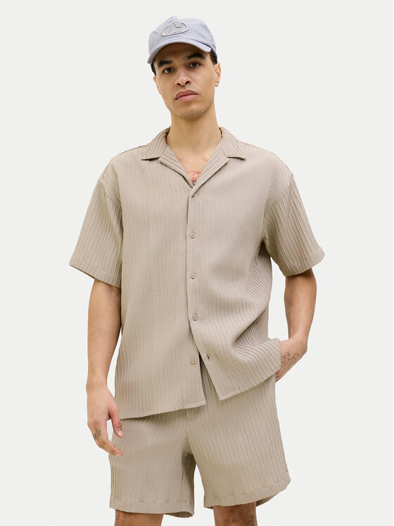 

Свободная рубашка Massimo 12269640 Jack&Jones, бежевый