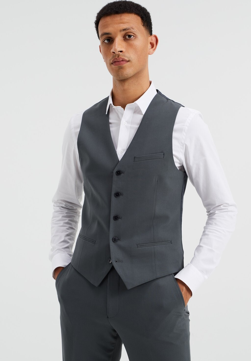 

Жилет SLIM FIT MET STRETCH WE Fashion, цвет green