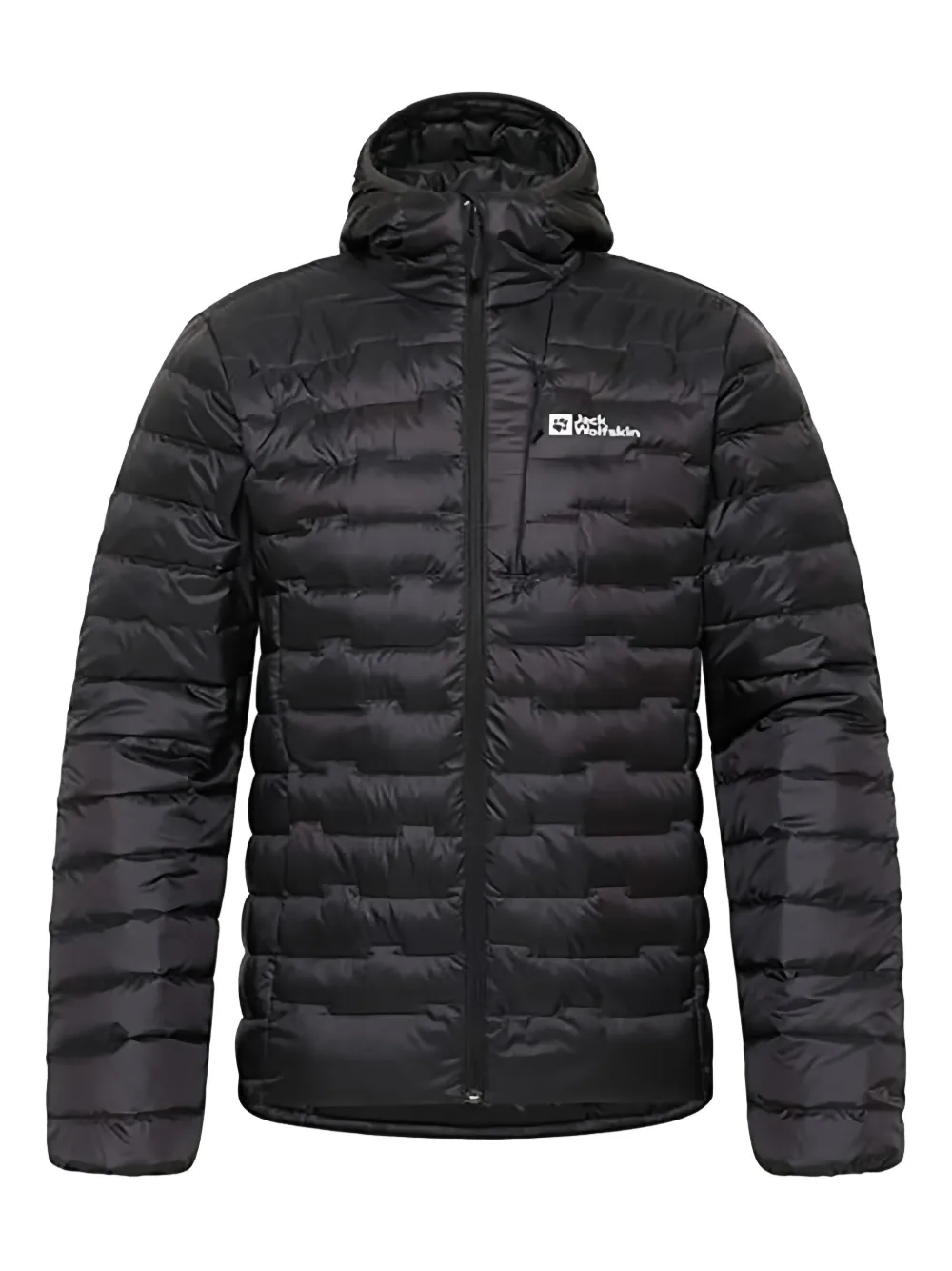 

Стеганая куртка с капюшоном JACK WOLFSKIN, черный