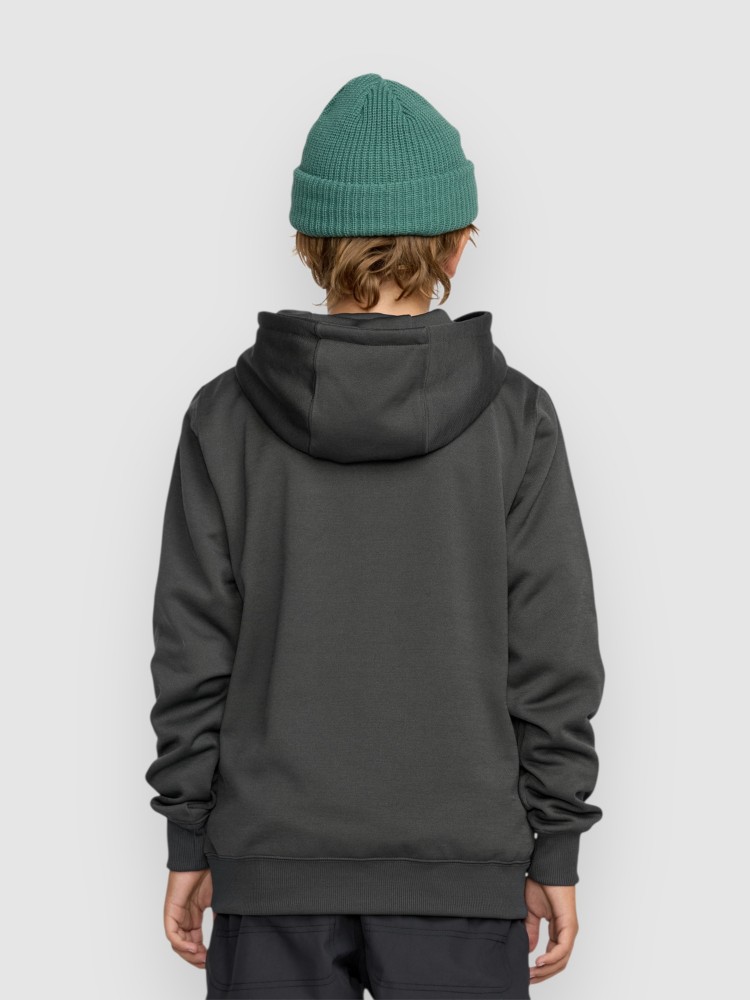 Толстовка Volcom Hydro Kids Fleece Hoodie, dark grey — фото 2