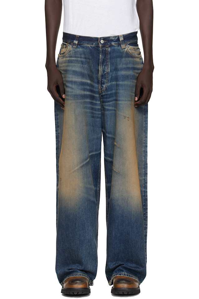 

Acne Studios Синие джинсы свободного кроя 2023 года