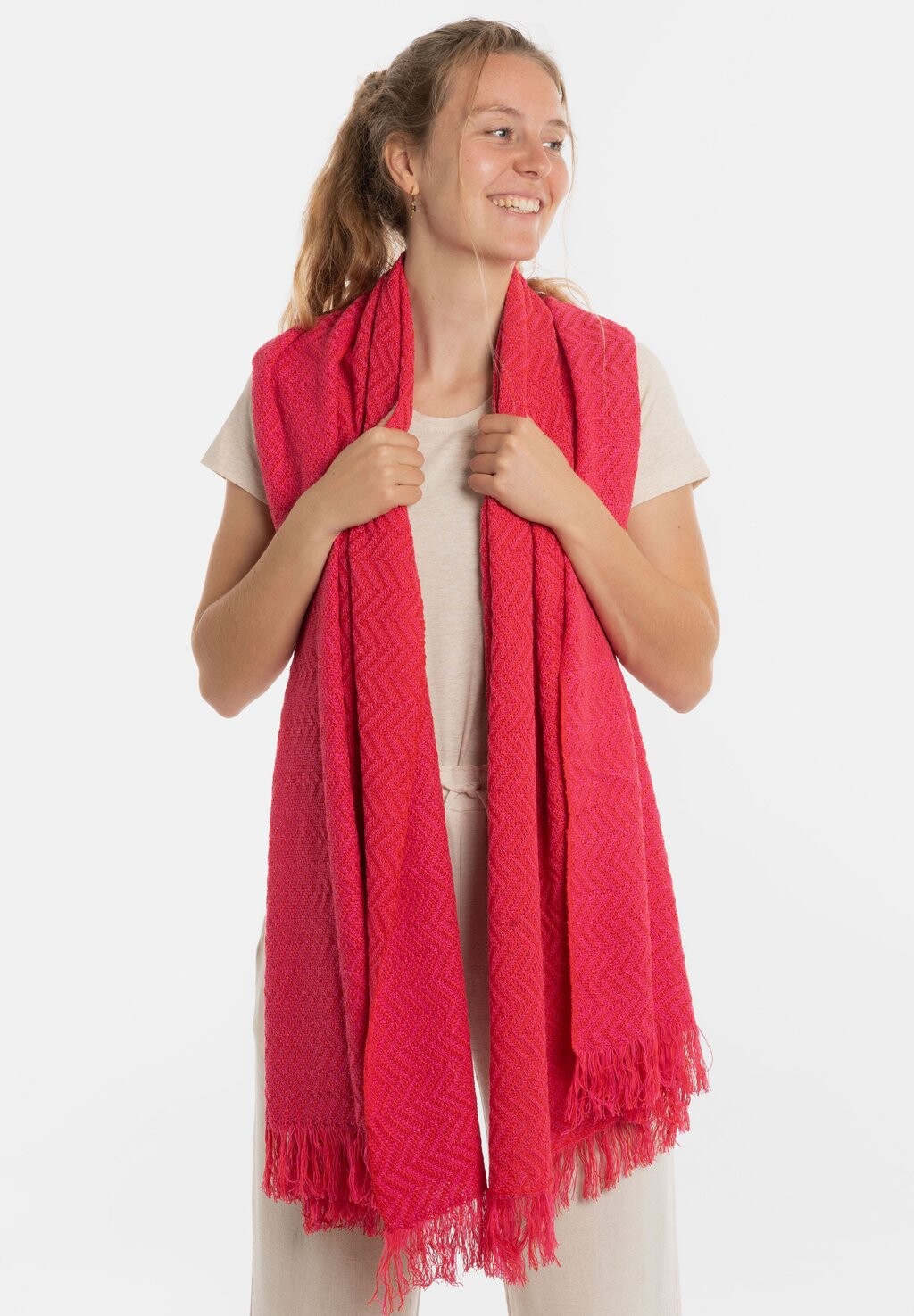 

Шарф Knit Factory, цвет Mottled Red