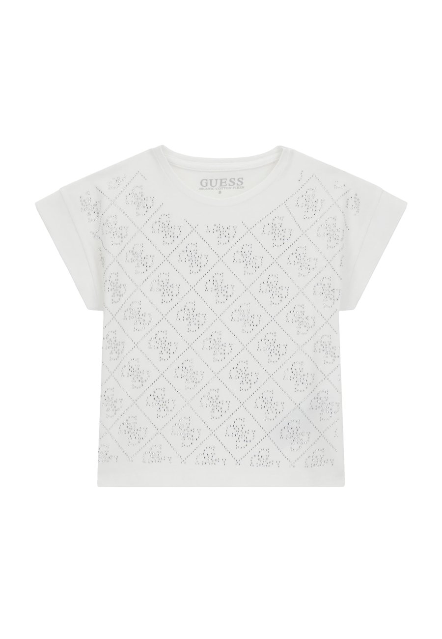 

Футболка Guess 4G LOGO STRASS, Weiß/White