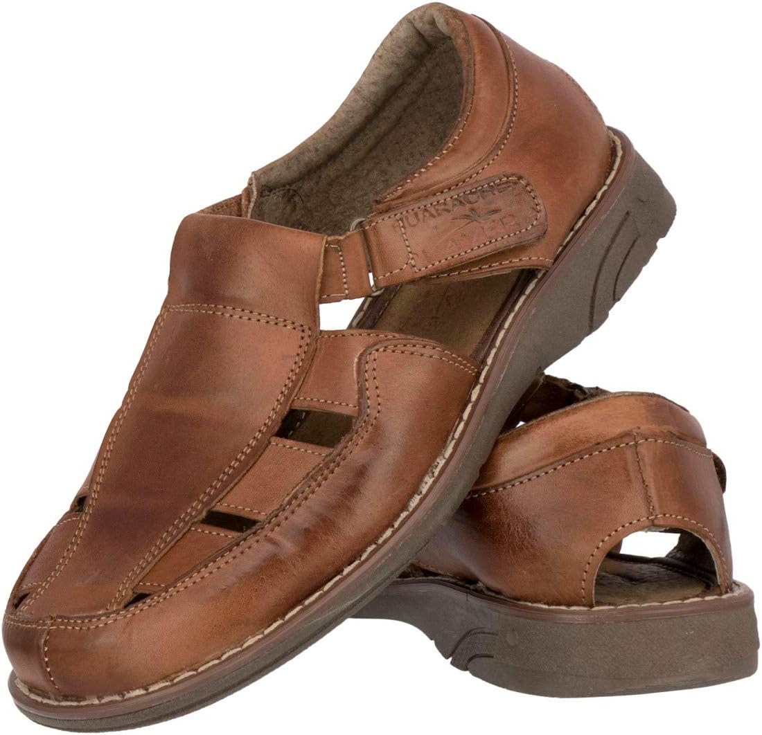 

Мужские ковбойские сандалии-хуараче 006 Chedron из натуральной мексиканской кожи, модель 006 Cowboy Professional