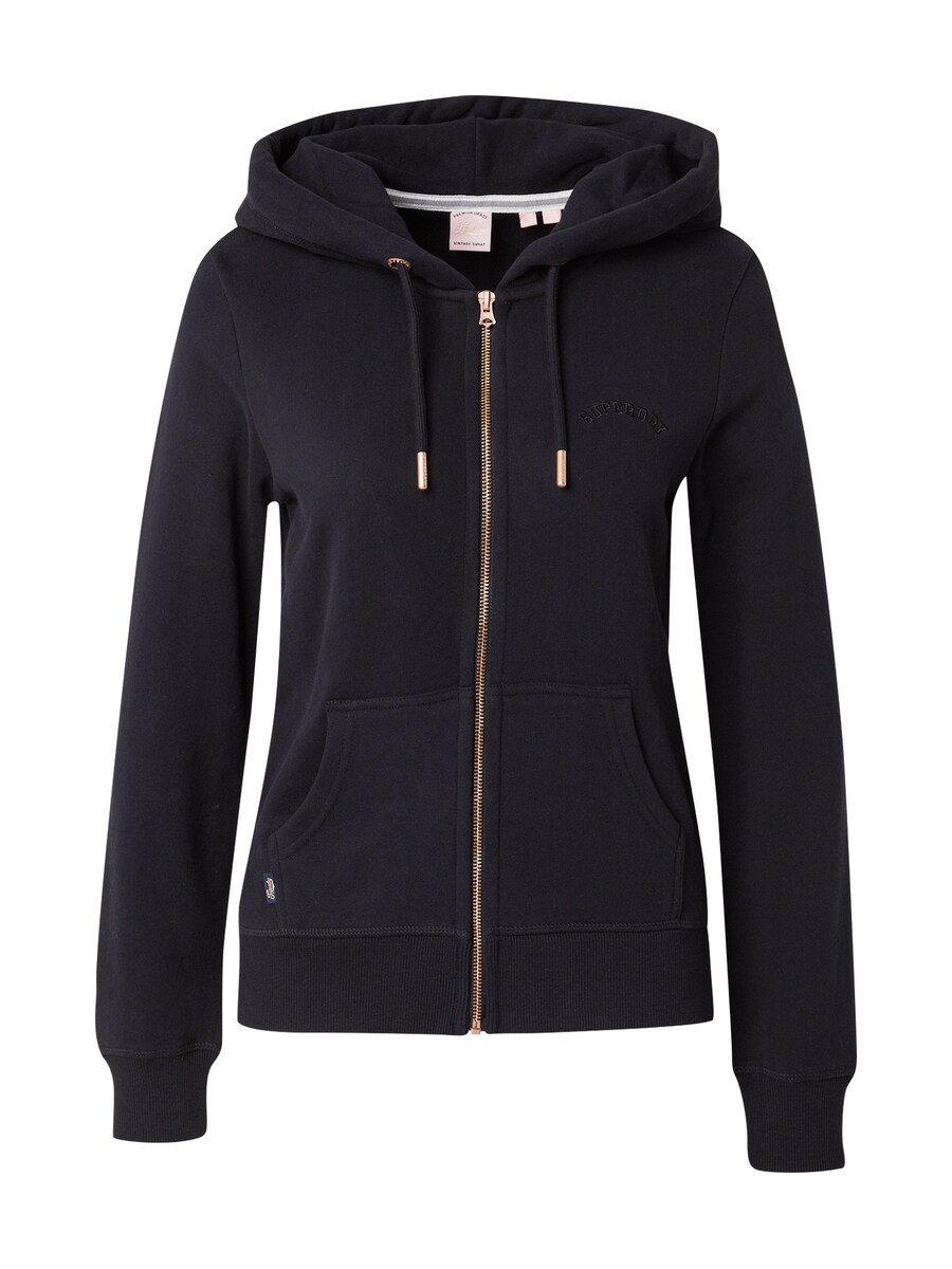 

Толстовка с капюшоном на молнии Superdry Essential, черный