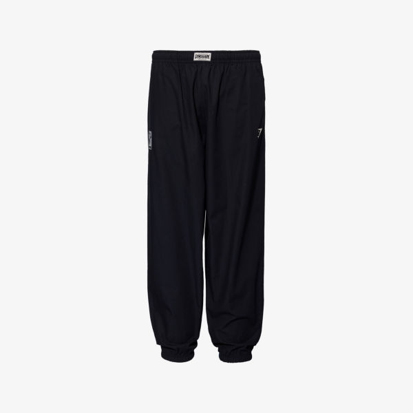 

Брюки Gymshark из хлопкового поплина с двумя прорезными карманами, черный