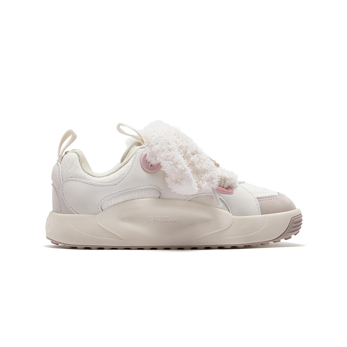 FILA KIDS Heritage FHT скейтерские кроссовки milk white/bright white детские — фото 3