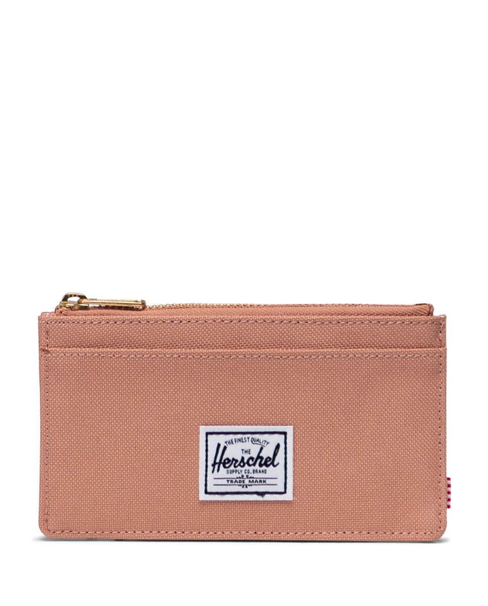

Визитница унисекс лососевого цвета на молнии Herschel, розовый