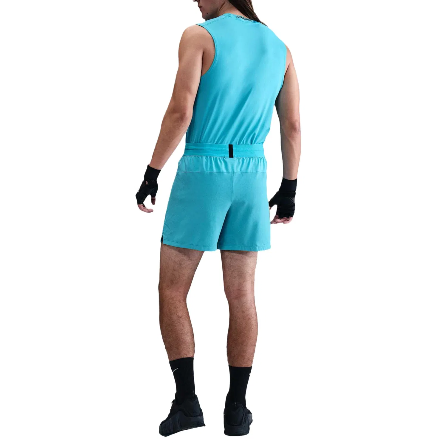 Спортивные шорты Nike Flex Rep Dri-FIT 5" синие — фото 4