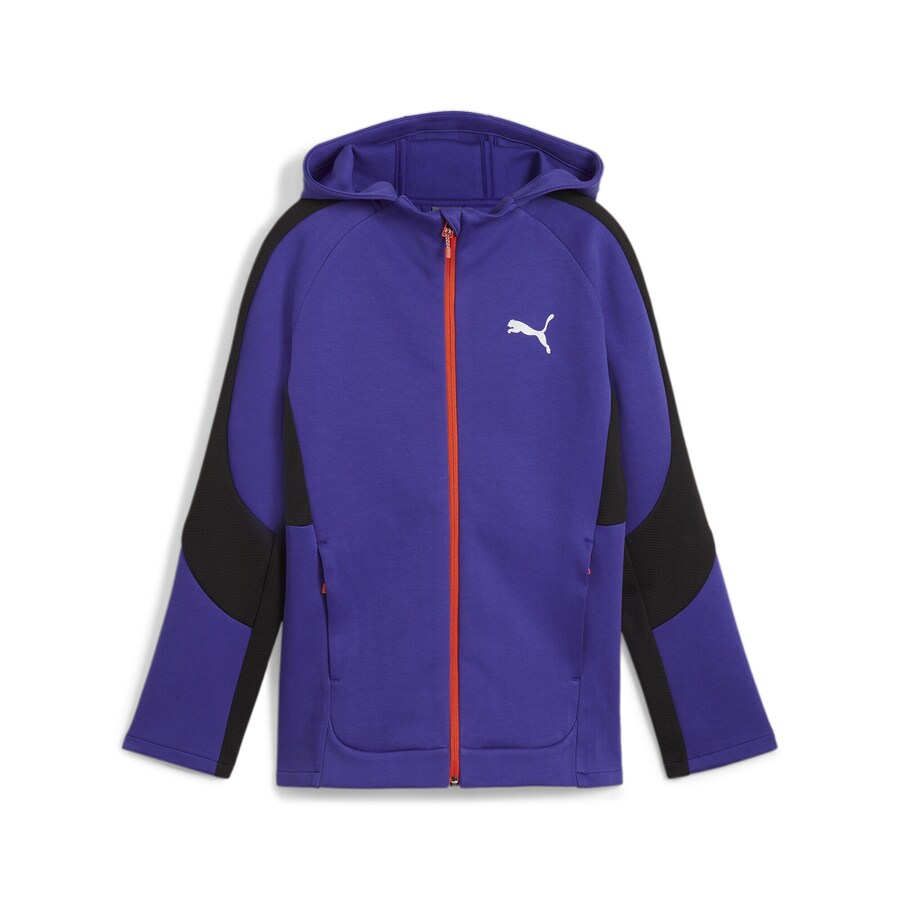 

Худи PUMA Athletic Zip-Up Hoodie Evostripe, индиго