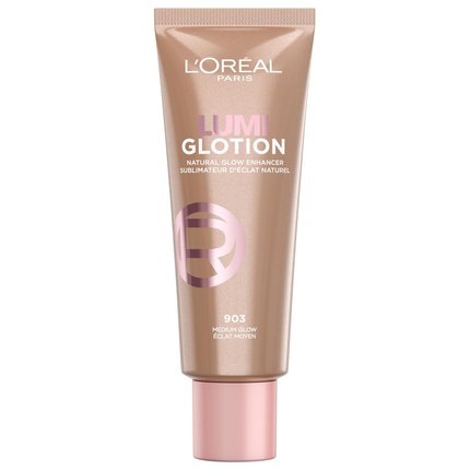 

L'Oréal Paris Жидкий хайлайтер для лица и тела с глицерином и маслом ши Perfect Match Lumi Glotion Natural Glow Enhancer 40 мл 903 Medium Glow