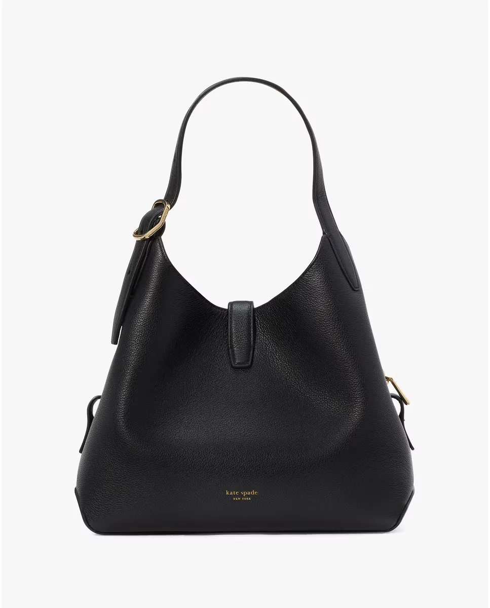 

Сумка через плечо в стиле деко с металлической аппликацией Kate Spade, черный