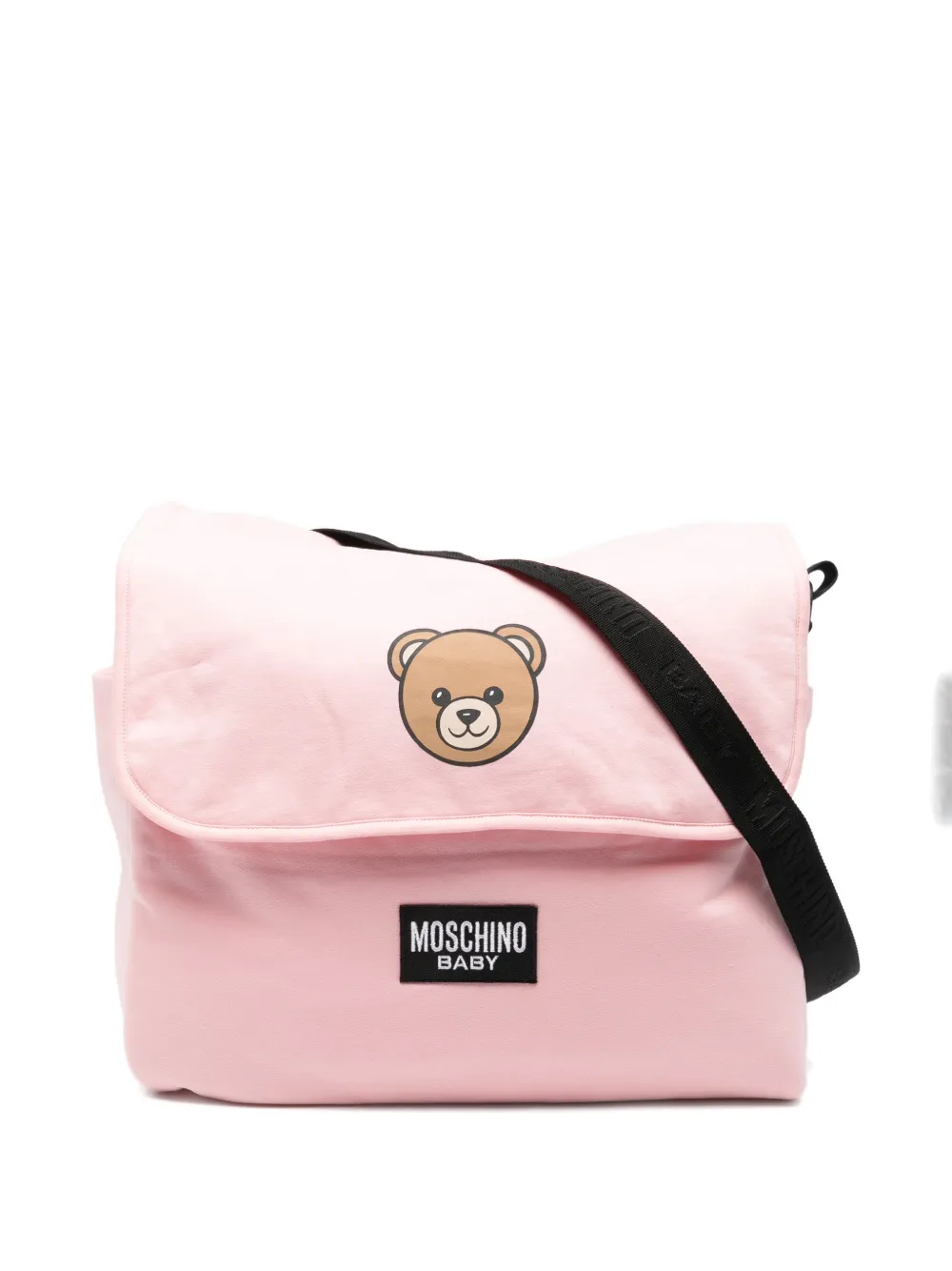 

Сумка для переодевания с принтом "тедди" Moschino Kids, розовый