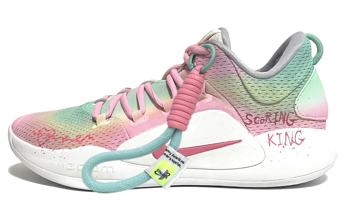 

Баскетбольные кроссовки Hyperdunk X Basketball Shoes Men Low-top Pink Green Nike
