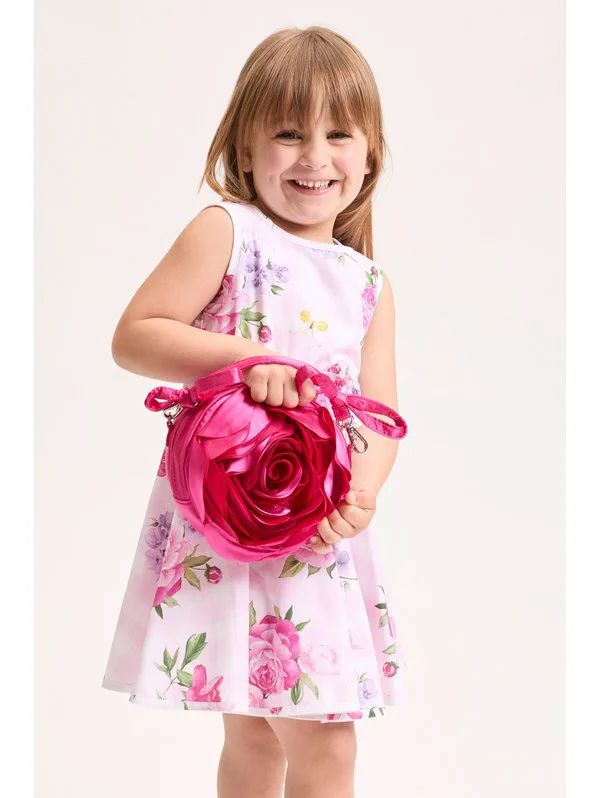 Повседневное платье Monnalisa, Rosa Fairytale