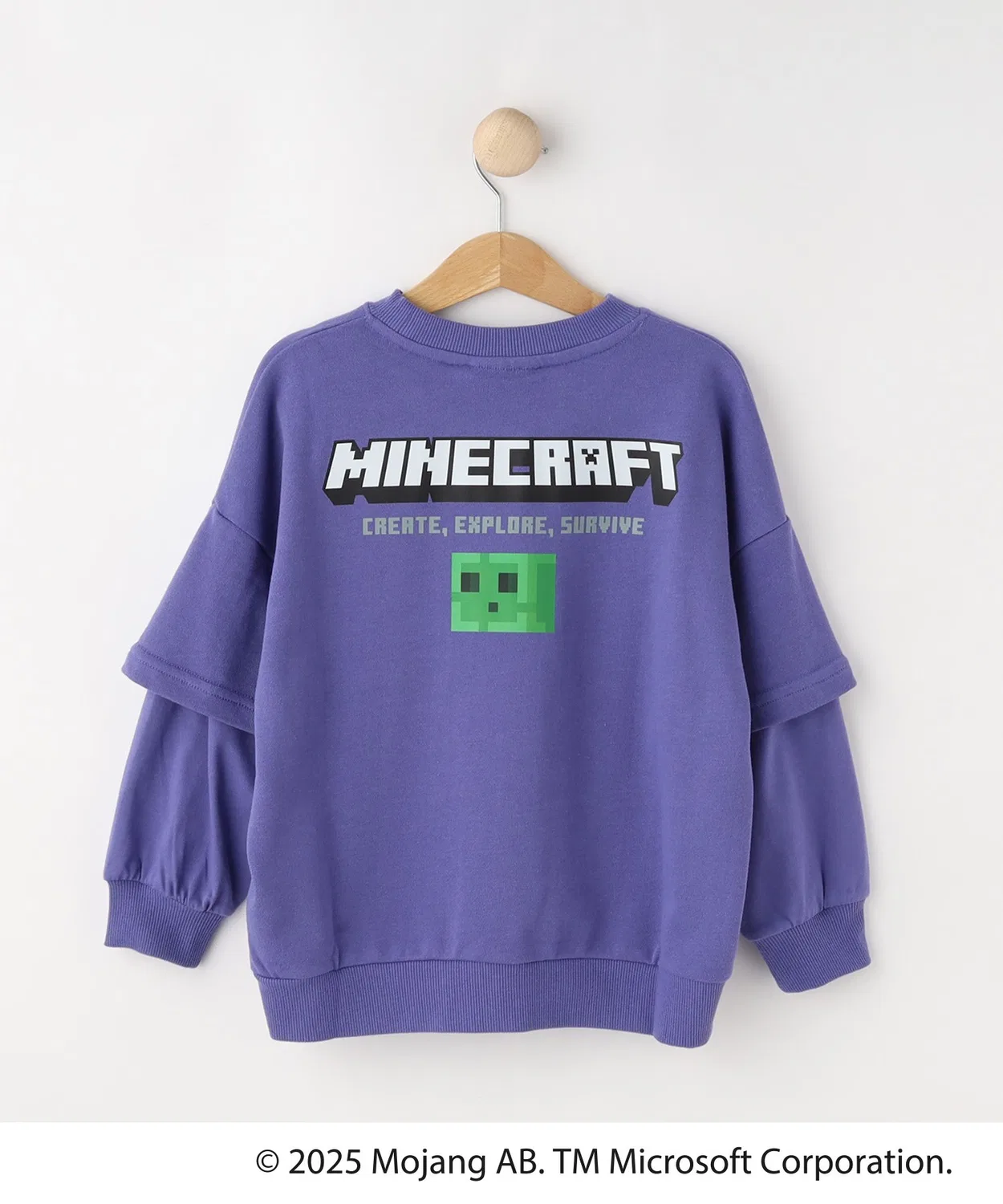 Свитшот с принтом Minecraft, серо-угольный — фото 3