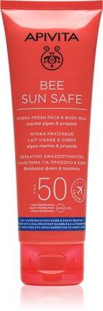 

Лосьон для лица и тела spf 50 Apivita Bee Sun Safe Hydra Fresh Milk SPF50, 100 ml