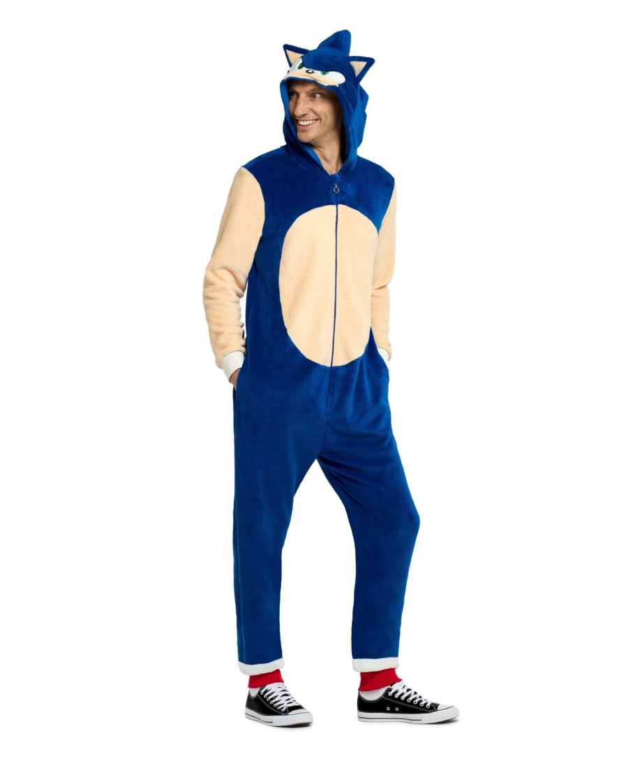 

Мужской официальный комбинезон Наклза - боди Соника для взрослых - красный OppoSuits, Blue