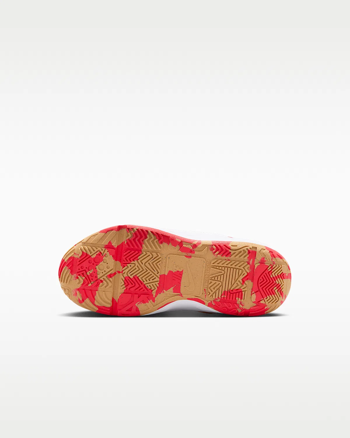 Детские кроссовки Nike Team Hustle D 12, University Red/Metallic Gold/Bright Crimson/White — фото 2