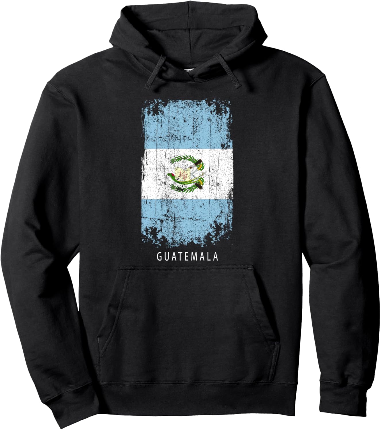 

Сувенирный дизайн из Гватемалы - Толстовка с флагом Гватемалы Guatemala Souvenir Design, черный