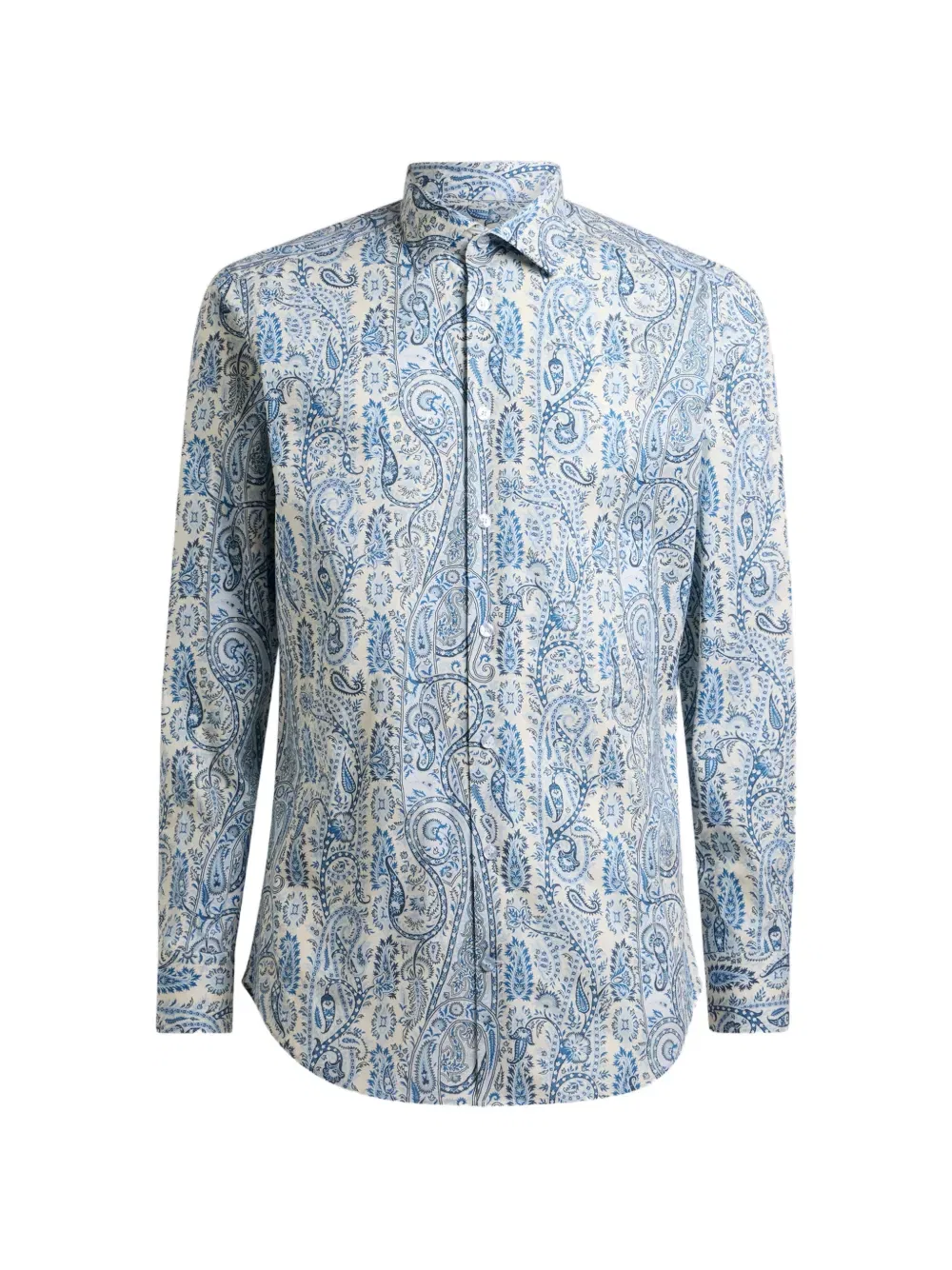 Рубашка с узором пейсли Etro, нейтральный