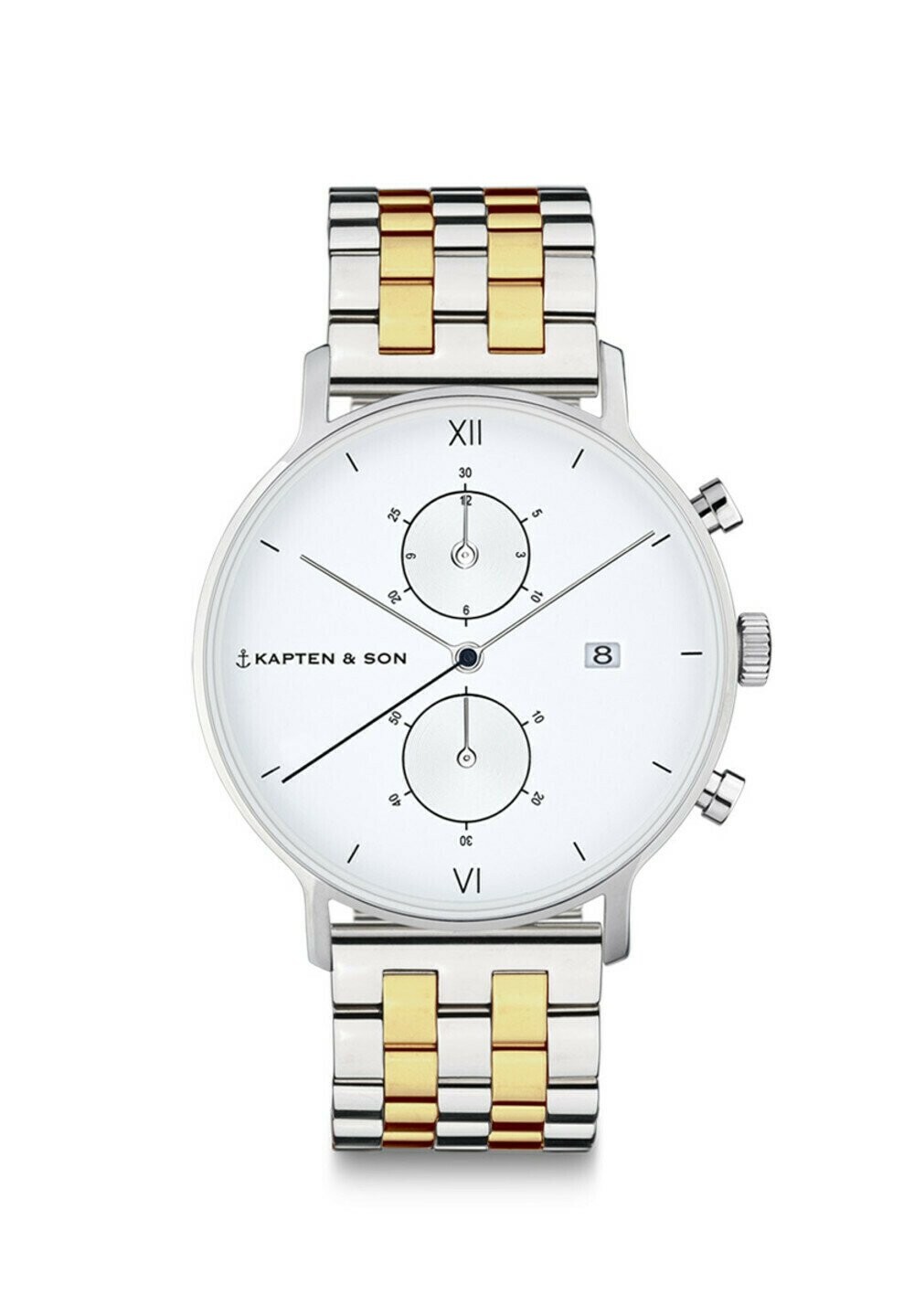 

Часы Chrono Small Kapten & Son, цвет silver gold coloured white