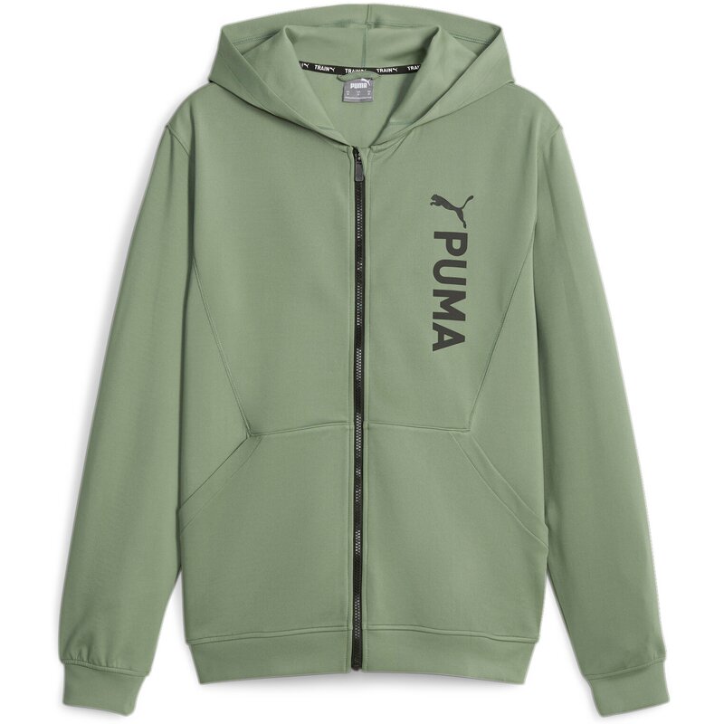 

Kapuzensweat puma fit double knit fz ho Puma, цвет eucalyptus