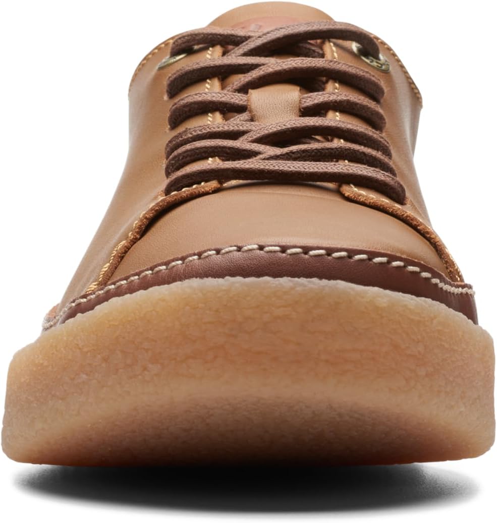 Мужские низкие кроссовки Clarks Oakpark, светло-коричневый — фото 4