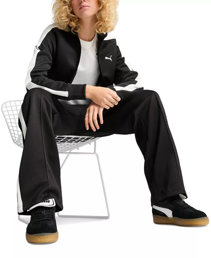 

Женская куртка T7 Always On с длинным рукавом и короткими дорожками Puma, черный