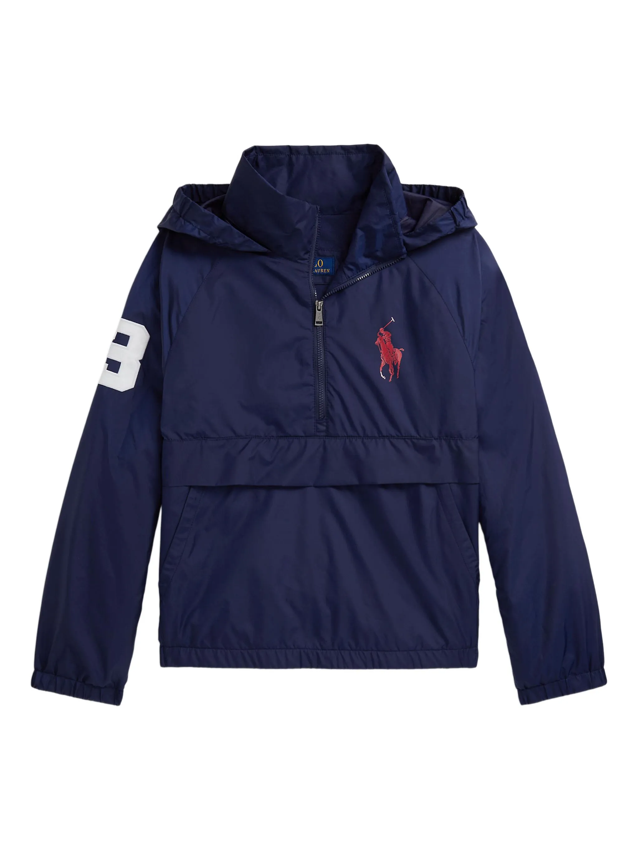 

Куртка с капюшоном и принтом Polo Pony Polo Ralph Lauren Kids, синий