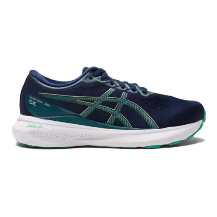 Кроссовки Gel-Kayano 30 Kids, низкие, синие/зеленые Asics, зеленый — фото 2