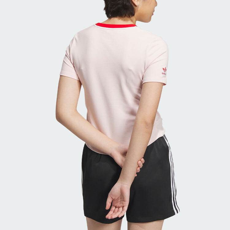 Укороченный топ Disney X Disney женский розовый Adidas Originals — фото 3